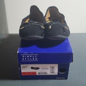 💥2/$5 Simply Styled by Sears Girl's ballet flats